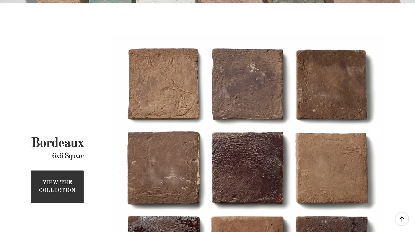 Pieza Bordeaux 6x6 de la colección Opera Terracotta en la web de Paula Purroy