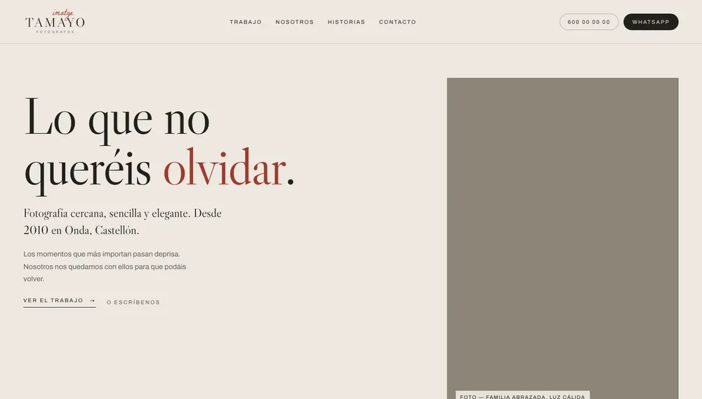 Portada A: fondo claro, titular grande «Lo que no queréis olvidar» y un recuadro para una foto vertical