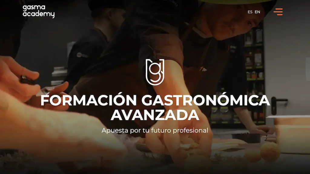 Diseño web personalizado para Gasma Academy